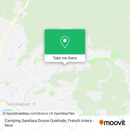 Mapa Camping Sandaya Douce Quiétude