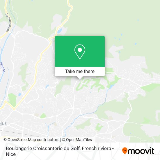 Boulangerie Croissanterie du Golf map