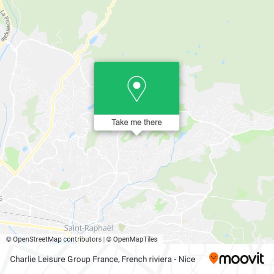 Mapa Charlie Leisure Group France