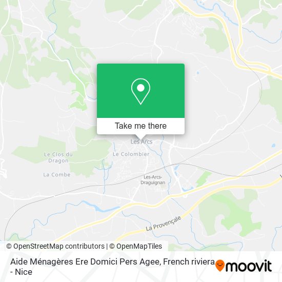 Aide Ménagères Ere Domici Pers Agee map