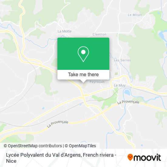 Lycée Polyvalent du Val d'Argens map