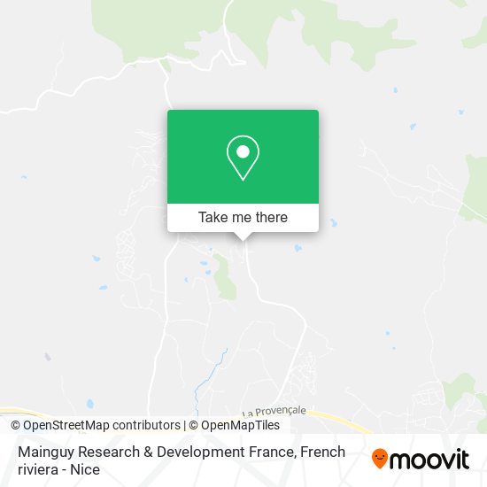 Mapa Mainguy Research & Development France