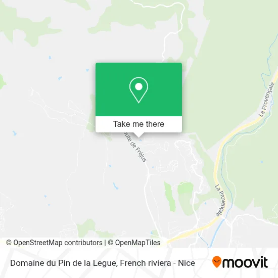 Domaine du Pin de la Legue map