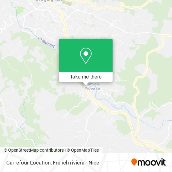 Carrefour Location map