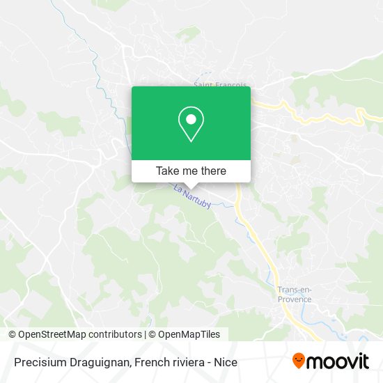 Mapa Precisium Draguignan