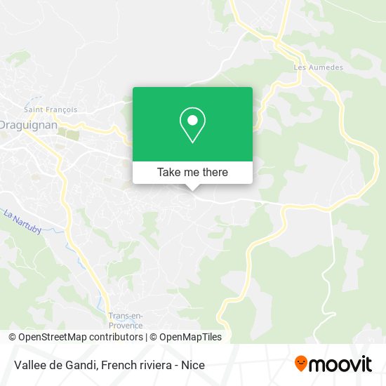 Vallee de Gandi map