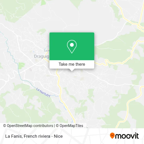 La Fanis map