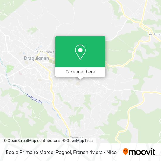 Mapa École Primaire Marcel Pagnol