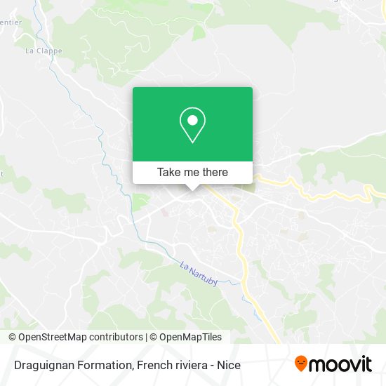 Mapa Draguignan Formation