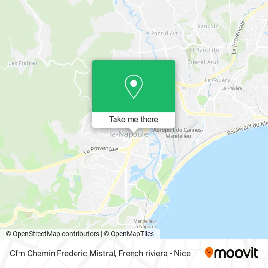 Cfm Chemin Frederic Mistral map