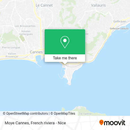Moye Cannes map
