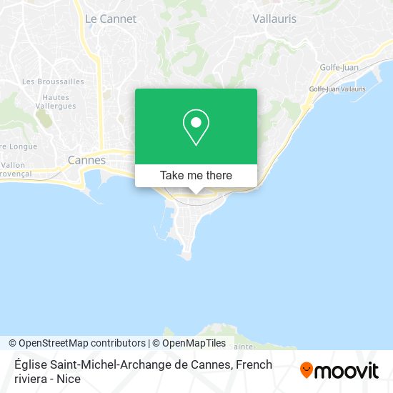 Église Saint-Michel-Archange de Cannes map