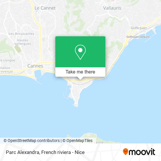 Parc Alexandra map