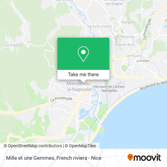 Mille et une Gemmes map