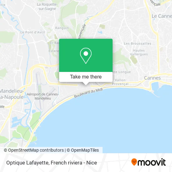 Optique Lafayette map