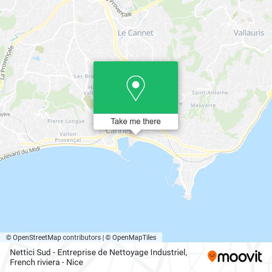 Mapa Nettici Sud - Entreprise de Nettoyage Industriel