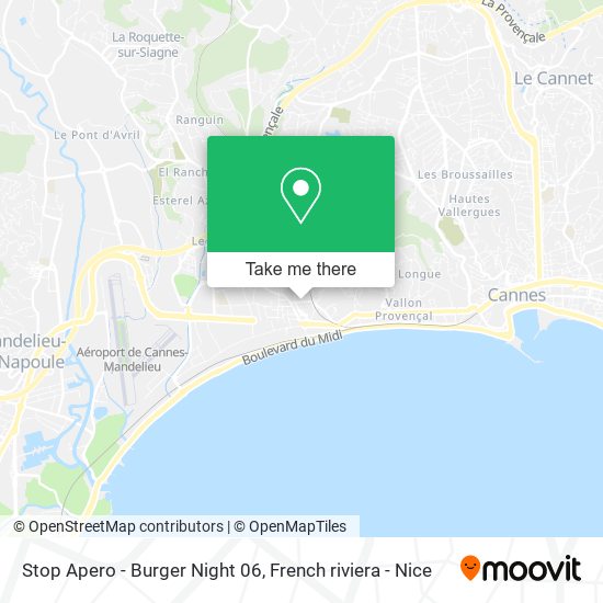 Mapa Stop Apero - Burger Night 06