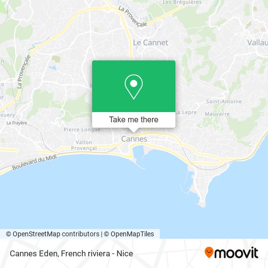 Cannes Eden map