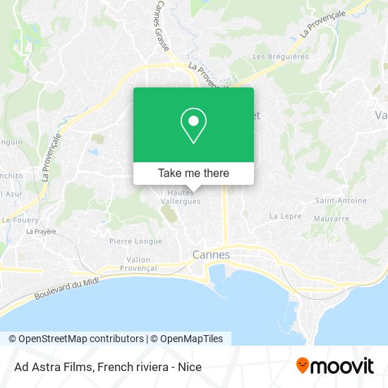 Ad Astra Films map