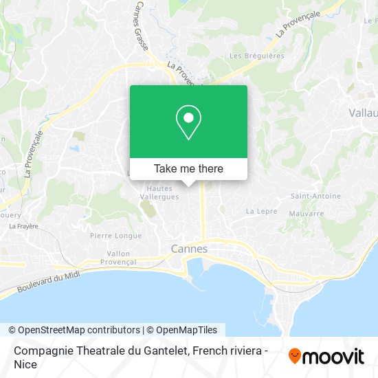 Compagnie Theatrale du Gantelet map