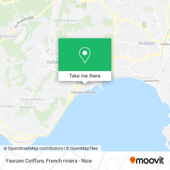Fawzen Coiffure map