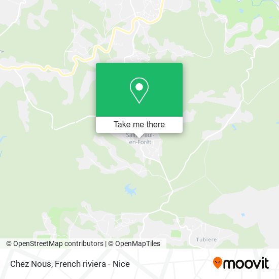 Chez Nous map