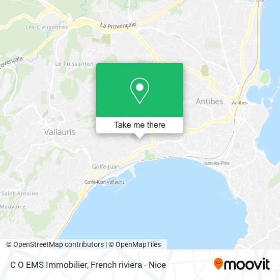 C O EMS Immobilier map