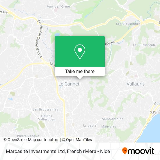 Marcasite Investments Ltd map