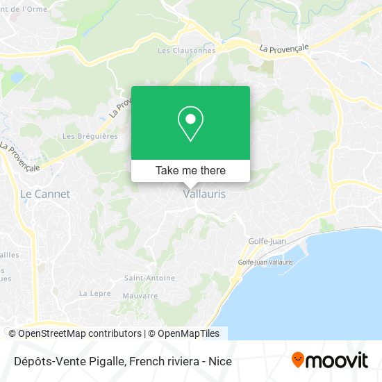 Dépôts-Vente Pigalle map