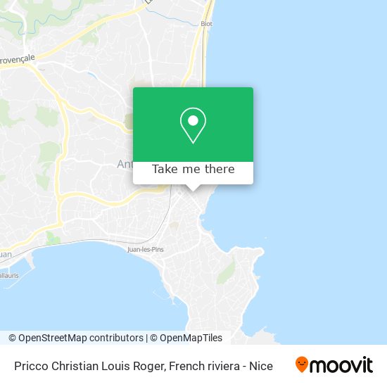 Pricco Christian Louis Roger map