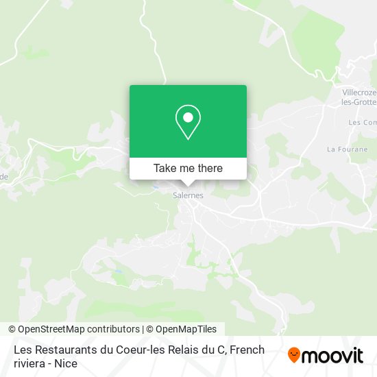 Les Restaurants du Coeur-les Relais du C map
