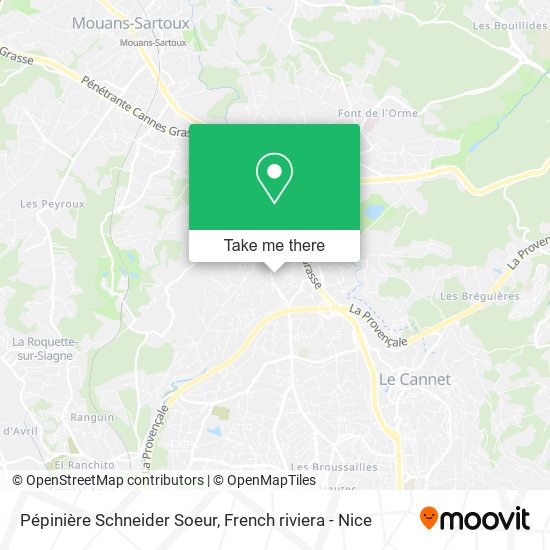 Mapa Pépinière Schneider Soeur