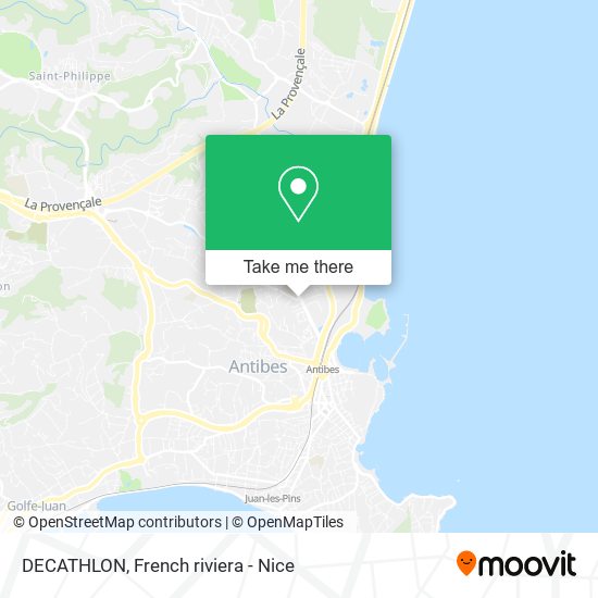 DECATHLON map