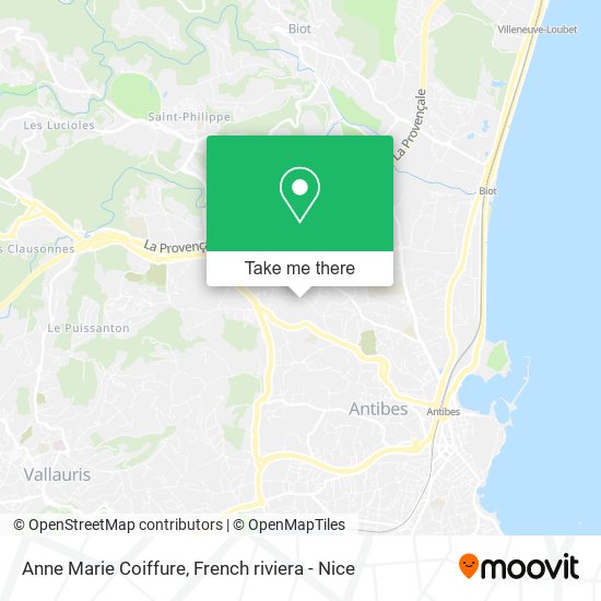 Anne Marie Coiffure map