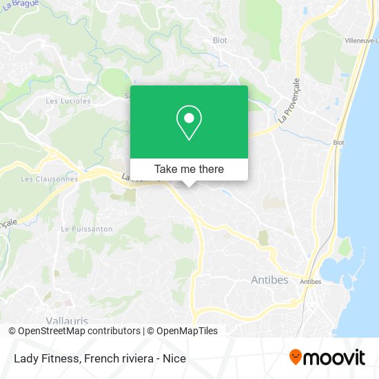 Lady Fitness map