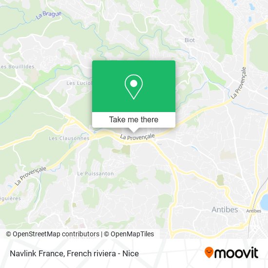 Mapa Navlink France