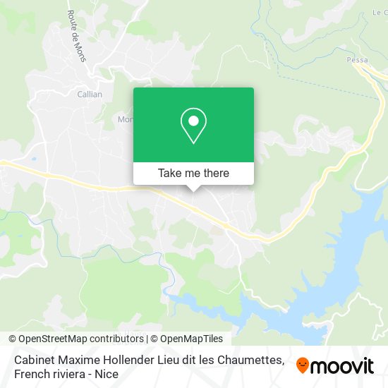 Cabinet Maxime Hollender Lieu dit les Chaumettes map