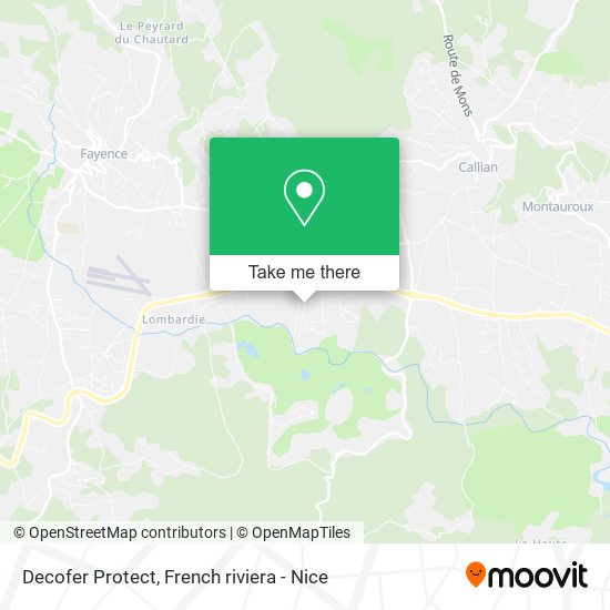 Decofer Protect map