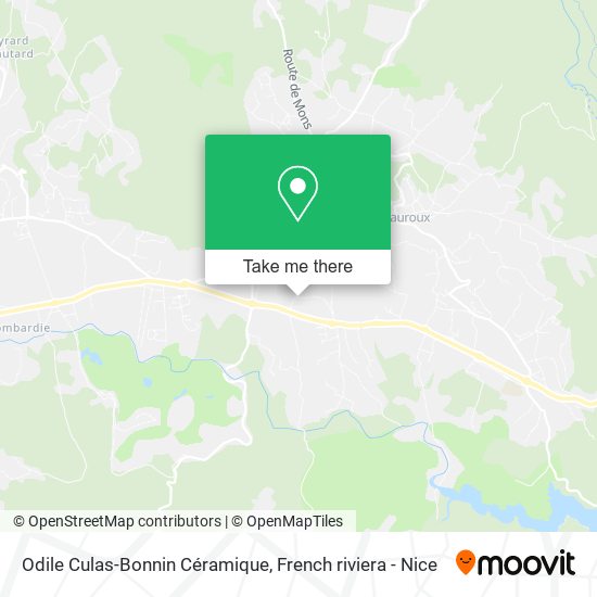 Odile Culas-Bonnin Céramique map