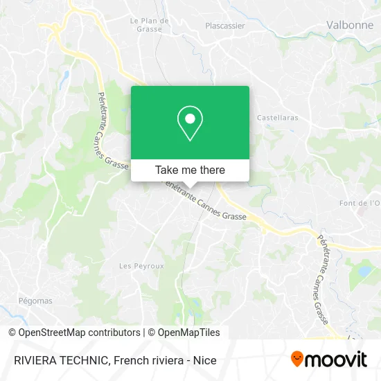 RIVIERA TECHNIC map