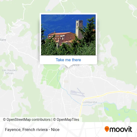 Fayence map