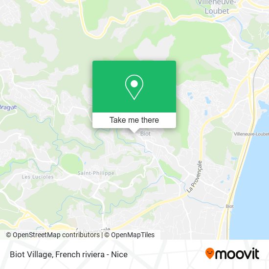 Biot Village map