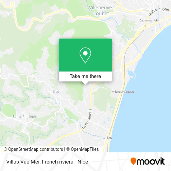 Villas Vue Mer map