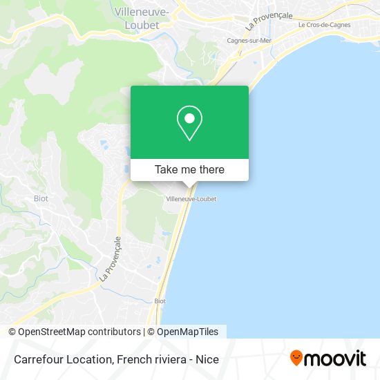 Mapa Carrefour Location