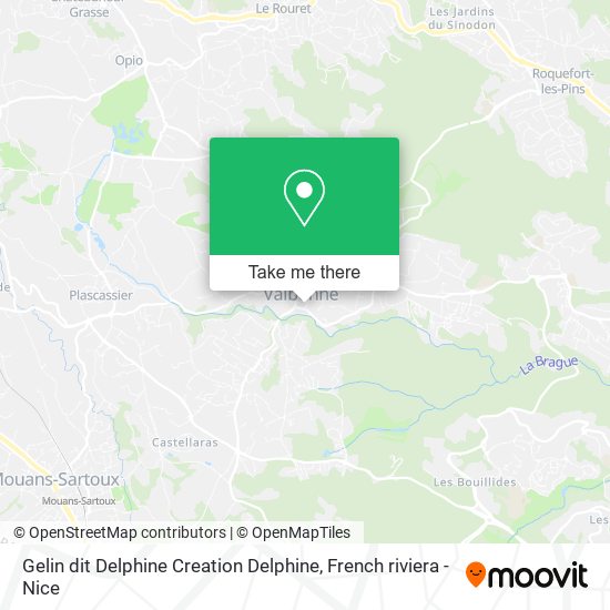 Gelin dit Delphine Creation Delphine map