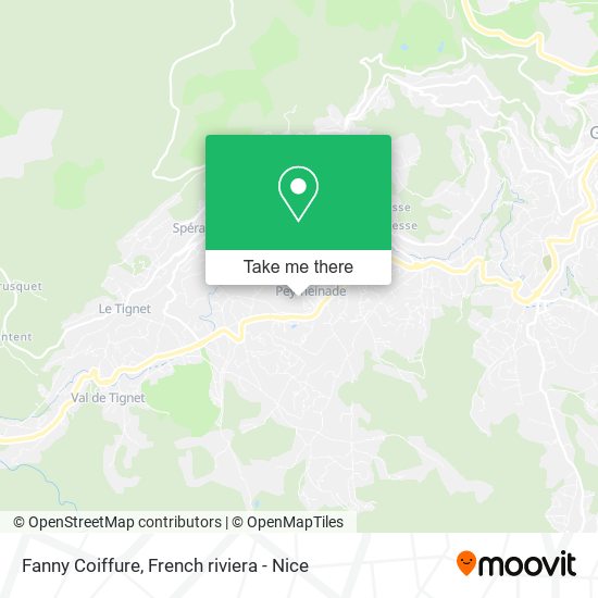 Mapa Fanny Coiffure