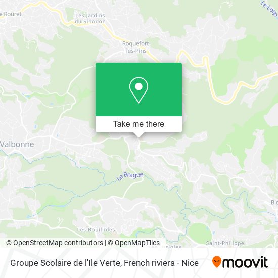 Mapa Groupe Scolaire de l'Ile Verte