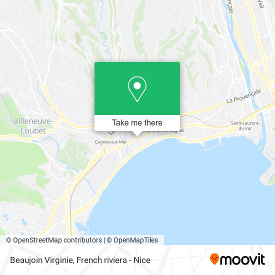 Beaujoin Virginie map