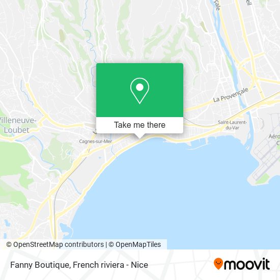 Fanny Boutique map