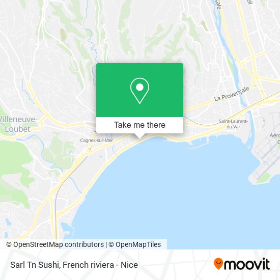 Sarl Tn Sushi map